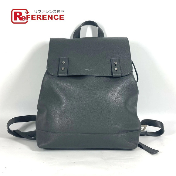 Saint Laurent Handbags - Saint Laurent PARIS Sac de Jour Backpack Leather Gray